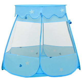 vidaXL Children Play Tent with 250 Balls Blue 102x102x82 cm - Giant Lobelia