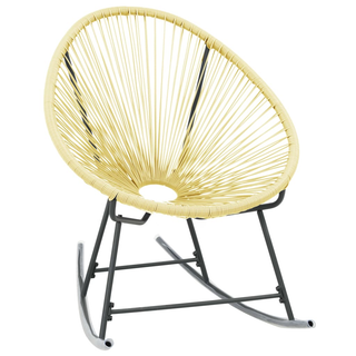 vidaXL Outdoor Acapulco Chair Poly Rattan Beige - Giant Lobelia