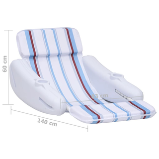 vidaXL Pool Floating Chair 140x83x60 cm - Giant Lobelia