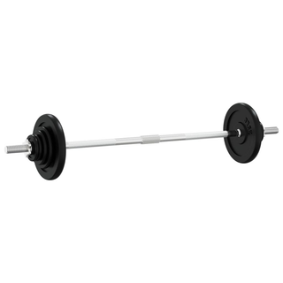 Barbell with Plates 90 kg Cast Iron - Giant Lobelia