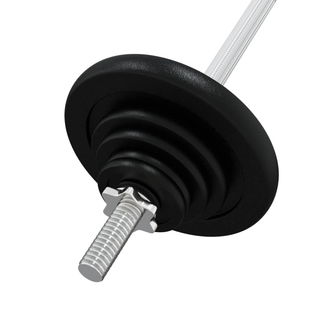 Barbell with Plates 90 kg Cast Iron - Giant Lobelia