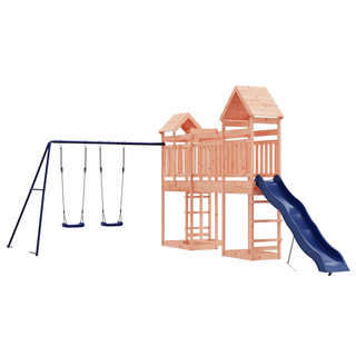 Outdoor Playset Solid Wood Douglas - Giant Lobelia