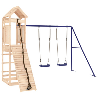 Outdoor Playset Solid Wood Pine - Giant Lobelia