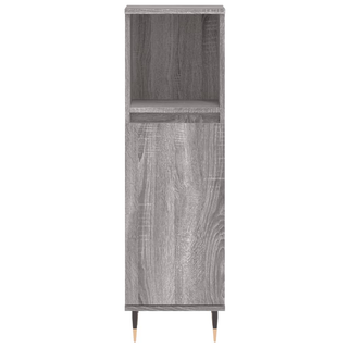 vidaXL 3 Piece Bathroom Cabinet Set Grey Sonoma Engineered Wood - Giant Lobelia