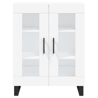 vidaXL Highboard White 69.5x34x180 cm Engineered Wood - Giant Lobelia