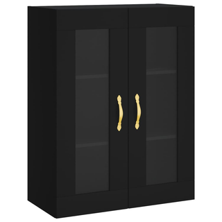 vidaXL Highboard Black 69.5x34x180 cm Engineered Wood - Giant Lobelia