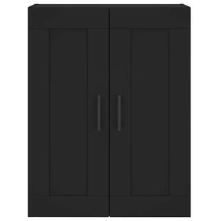 vidaXL Highboard Black 69.5x34x180 cm Engineered Wood - Giant Lobelia