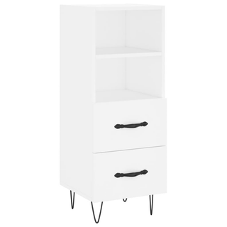 vidaXL Highboard White 34.5x34x180 cm Engineered Wood - Giant Lobelia