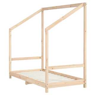 Kids Bed Frame 2x(80x160) cm Solid Wood Pine - Giant Lobelia