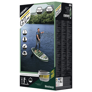 Bestway Hydro-Force Kahawai Set Inflatable SUP 310x86x15 cm - Giant Lobelia