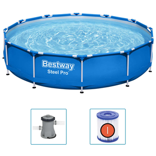 Bestway Steel Pro Frame Pool 366x76 cm - Giant Lobelia