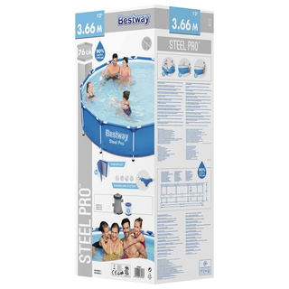 Bestway Steel Pro Frame Pool 366x76 cm - Giant Lobelia