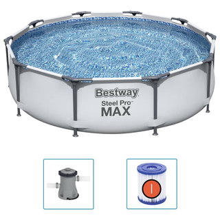 Bestway Steel Pro MAX Swimming Pool Set 305x76 cm - Giant Lobelia