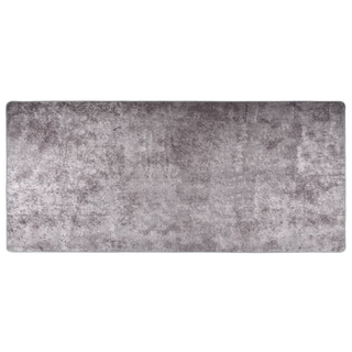 vidaXL Rug Washable 80x300 cm Grey Anti Slip - Giant Lobelia