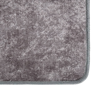 vidaXL Rug Washable 80x300 cm Grey Anti Slip - Giant Lobelia