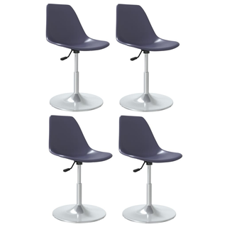 vidaXL Swivel Dining Chairs 4 pcs Lila PP - Giant Lobelia