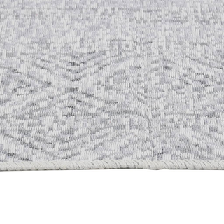 vidaXL Rug Light Grey 120x180 cm Cotton - Giant Lobelia