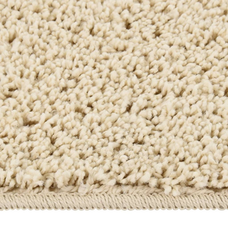 vidaXL Shaggy Rug Cream 80x150 cm Anti Slip - Giant Lobelia