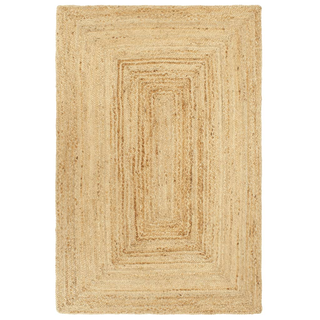 vidaXL Handmade Rug Jute 200x300 cm - Giant Lobelia