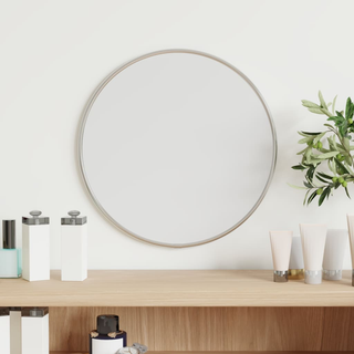 vidaXL Wall Mirror Silver Ø 30 cm Round - Giant Lobelia