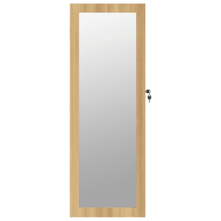 Mirror Jewellery Cabinet Wall Mounted 37.5x10x106 cm - Giant Lobelia