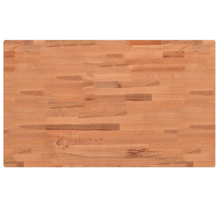 Bathroom Countertop 100x60x4 cm Solid Wood Beech - Giant Lobelia