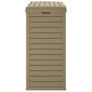 Outdoor Garbage Bin Light Brown 78x41x86 cm Polypropylene - Giant Lobelia