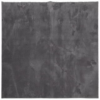 vidaXL Rug HUARTE Short Pile Soft and Washable Anthracite 240x240 cm - Giant Lobelia