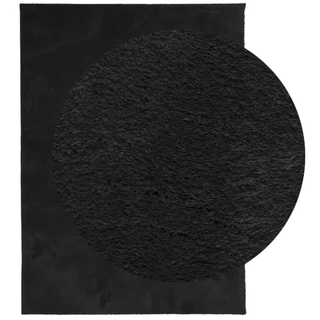 vidaXL Rug HUARTE Short Pile Soft and Washable Black 200x280 cm - Giant Lobelia