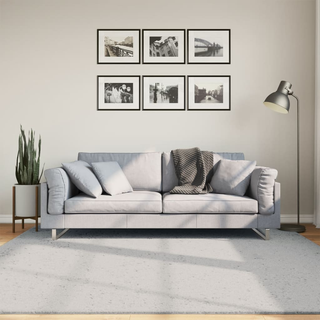 vidaXL Rug HUARTE Short Pile Soft and Washable Grey 200x200 cm - Giant Lobelia