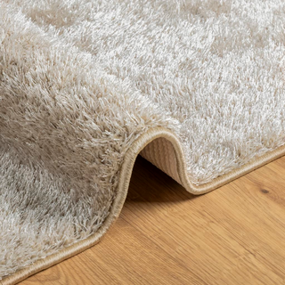 vidaXL Rug ISTAN High Pile Shiny Look Beige 200x280 cm - Giant Lobelia