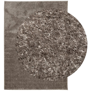 Rug ISTAN High Pile Shiny Look Grey 200x280 cm - Giant Lobelia