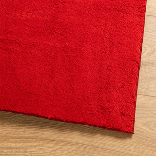 vidaXL Rug HUARTE Short Pile Soft and Washable Red 240x340 cm - Giant Lobelia