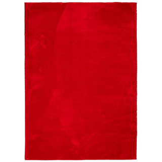 Rug HUARTE Short Pile Soft and Washable Red 200x280 cm - Giant Lobelia