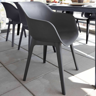 Keter Outdoor Chairs Akola 2 pcs Graphite - Giant Lobelia