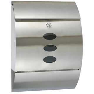 HI Letter Box Stainless Steel 30x12x40 cm - Giant Lobelia