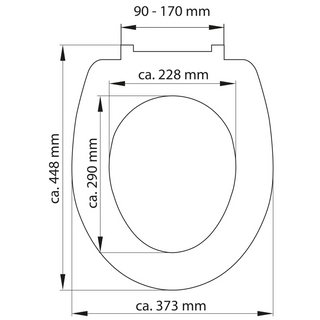 SCHÜTTE Toilet Seat with Soft-Close FROG KING - Giant Lobelia