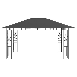 Gazebo with Mosquito Net 4x3x2.73 m Anthracite 180 g/m² - Giant Lobelia