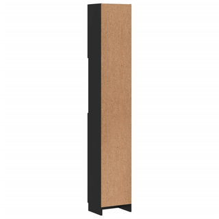 Bathroom Cabinet Black 32x25.5x190 cm Engineered Wood - Giant Lobelia