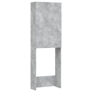 Washing Machine Cabinet Concrete Grey 64x25.5x190 cm - Giant Lobelia