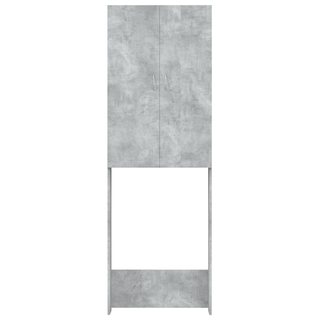 Washing Machine Cabinet Concrete Grey 64x25.5x190 cm - Giant Lobelia