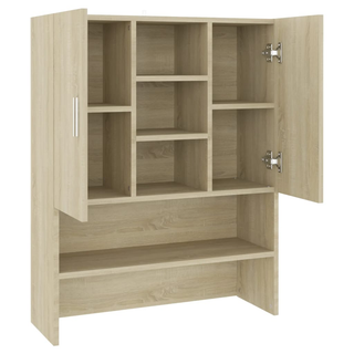 Washing Machine Cabinet Sonoma Oak 70.5x25.5x90 cm - Giant Lobelia