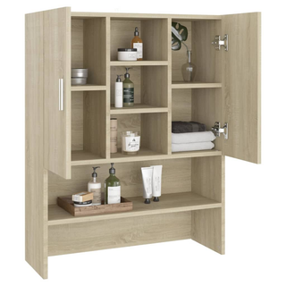 Washing Machine Cabinet Sonoma Oak 70.5x25.5x90 cm - Giant Lobelia