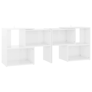 vidaXL TV Cabinet High Gloss White 104x30x52 cm Engineered Wood - Giant Lobelia