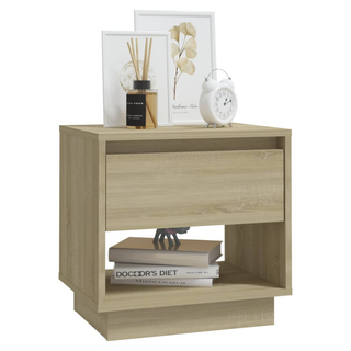 vidaXL Bedside Cabinets 2 pcs Sonoma Oak 45x34x44 cm Engineered Wood - Giant Lobelia