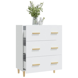 vidaXL Sideboard White 70x34x90 cm Engineered Wood - Giant Lobelia