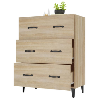 vidaXL Sideboard Sonoma Oak 69.5x34x90 cm Engineered Wood - Giant Lobelia