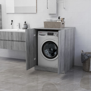 Washing Machine Cabinet Grey sonoma 71x71.5x91.5 cm - Giant Lobelia