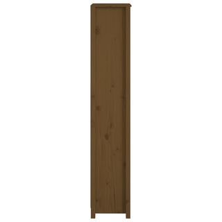 Book Cabinet Honey Brown - Solid Wood Pine | Ample Storage Space | Versatile Shelf - Giant Lobelia