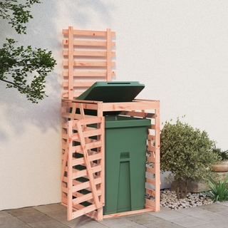 Wheelie Bin Storage 84x90x128.5 cm Solid Wood Douglas - Giant Lobelia